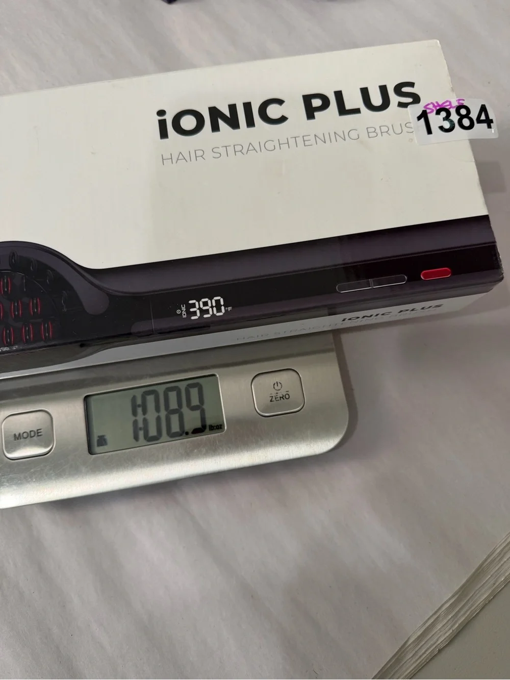 Tymo Hair Ionic Plus Straightening Brush 16 Temperature Settings
